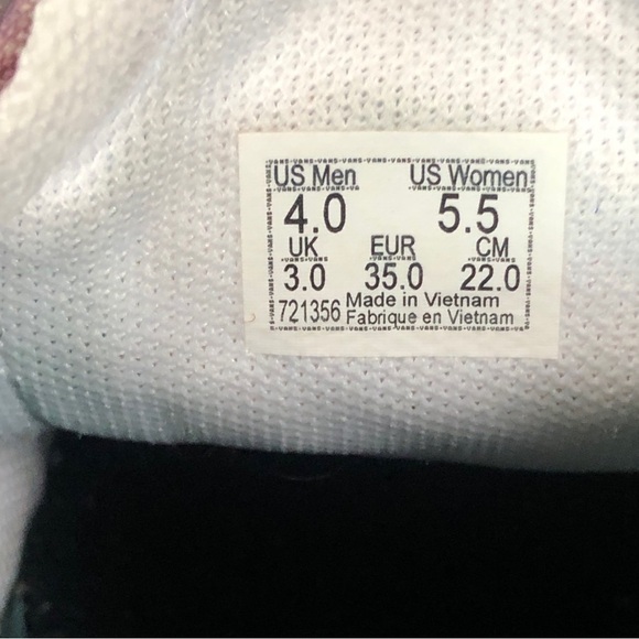 Vans Women's 5.5 Comfycush Authentic Grunge Wash Tie Dye Skate Shoe  721356 - Picture 3 of 5